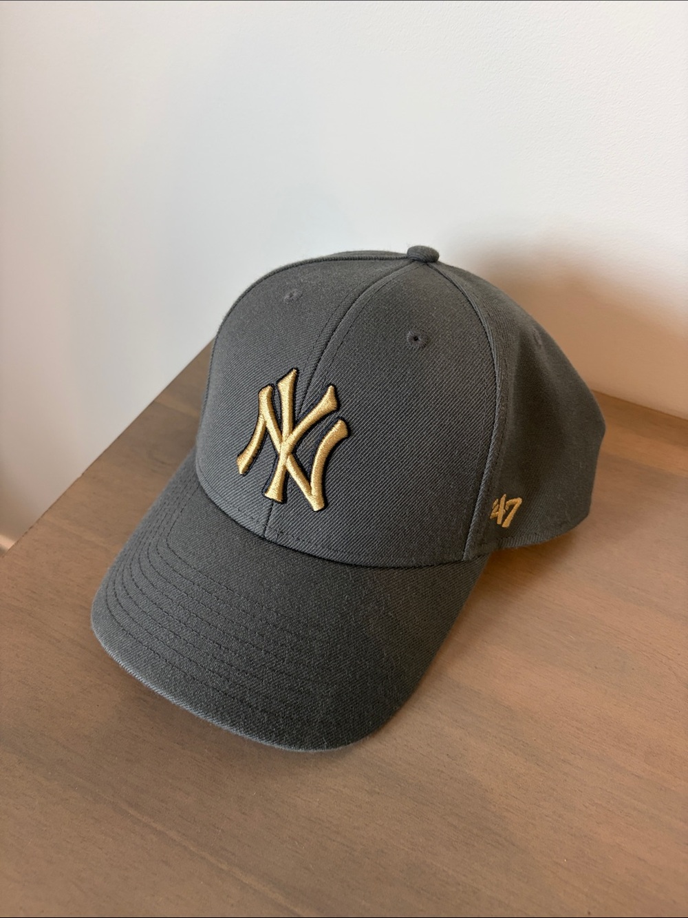 47  Black and Gold New York Yankees Cap